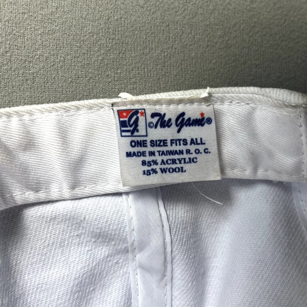 Vintage Minnesota Vikings Hat Snapback White The Game Big Logo NFL Football 90s - Picture 8 of 12